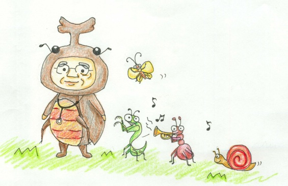 THイラストカブトムシ